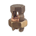 Abb Blackburn E8H25 Split Bolt Connector, #8 to #10 Wire, Silicone Bronze Alloy, Bronze 1241C